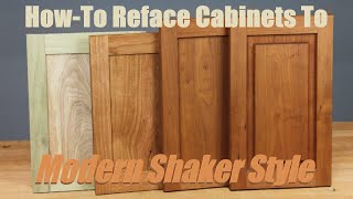 HowTo Update Old Kitchen Cabinets To Shaker Style [upl. by Shelagh440]