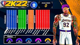 TOP 10 RARE BUILDS on NBA 2K22 CURRENT GEN [upl. by Chapa770]