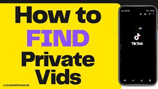 How to FIND Your PRIVATE Videos on Tiktok  And Adjust Who Can SEE Them [upl. by Aruasor]