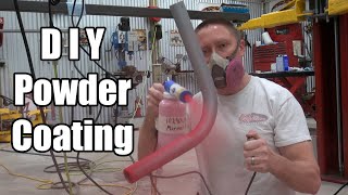 DIY Powder Coating  How to  Eastwood Co Kit Try Out [upl. by Asilegna]