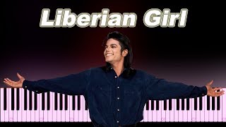 Michael Jackson  Liberian Girl Piano Tutorial [upl. by Koehler]