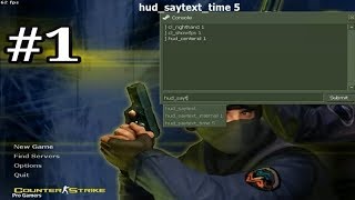 Counter Strike 16 console commands  Tutorial  1 [upl. by Airotahs]