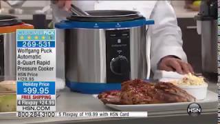 Wolfgang Puck Automatic 8Quart Rapid Pressure Cooker  HSN [upl. by Notsirk82]