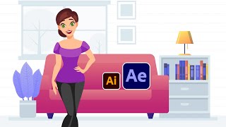 Easy Explainer Video Character Animations in After Effects  Tutorial [upl. by Nawoj]