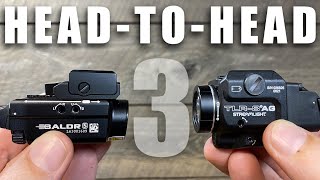 Olight Baldr S vs Streamlight TLR8AG [upl. by Atnuahsal]