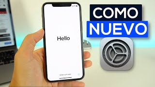 Cómo BORRAR mi iPhone por completo y dejarlo NUEVO [upl. by Ludmilla405]