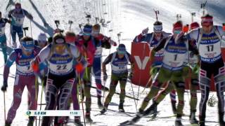 Herren Massenstart Biathlon WM Hochfilzen 2017HD [upl. by Niessuh]