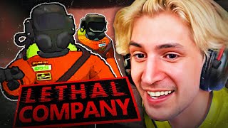 XQC PLAYS LETHAL COMPANY Part 1 [upl. by Katheryn]