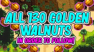 Find Every Golden Walnut on Ginger Island  Stardew Valley [upl. by Tymes]