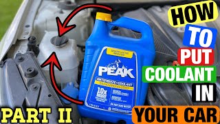 HOW TO PUT COOLANT IN YOUR CAR PART 2  KIA AND HYUNDAI CARS  GREEN COOLANT VS RED kia coolant [upl. by Ahsaf]