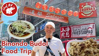 BINONDO quotBUDOLquot FOOD TRIP [upl. by Lymn]