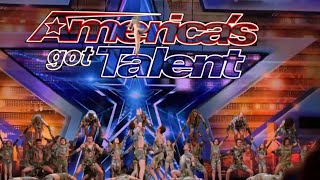 Zurcaroh Aerial Dance Group Stuns with Golden Buzzer on AGT [upl. by Eirrak]