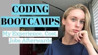 CODING BOOTCAMPS  My experience cost jobs afterwards [upl. by Yrrem]