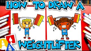 How To Draw A Weightlifter [upl. by Neehsuan777]