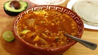 MENUDO ROJO ESTILO JALISCO  ALE DE NAVA [upl. by Deery129]