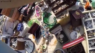 Flea market Jewelry jewelry amp more jewelry Lots of sterling [upl. by Analim]