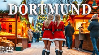 Dortmund Christmas Market 4K Walking Tour  Magical Weihnachtsmarkt Experience [upl. by Rugg]