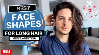 ✅ Best Face Shapes For Long Hair As a Guy  The Mens Addition [upl. by Halden]