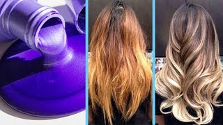 Como Matizar tu cabello con Shampoo morado [upl. by Nylirret]