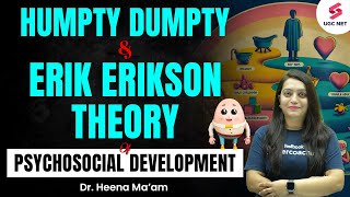 Erik Erikson Psychosocial Theory  8 Stages of Child Development  Education Revision  Heena Mam [upl. by Madelena]