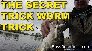 Trick Worm Tips for Bass Fishing Never Revealed  Until Now [upl. by Bentlee310]