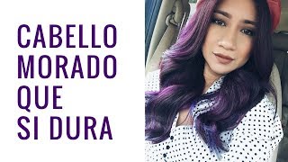 CABELLO MORADO 💜 tinte en casa cuidados y más detalles  JORYCK [upl. by Xonnel238]