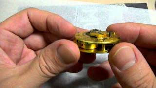 Cylinder Escapement Verge Fusee Pocket Watch Movement [upl. by Katey223]