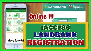 Iaccess Landbank Online Registration How to Enroll to Landbank  Computer and Cellphone [upl. by Bowler]