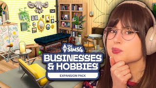 Sims 4 Business and Hobbies Build Buy Overview [upl. by Sevik]