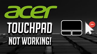 Acer Touchpad Not Working in Windows 1087 2025 Tutorial [upl. by Somerset]