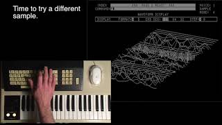 Fairlight CMI Series IIx  Granular Synthesis [upl. by Ricky]