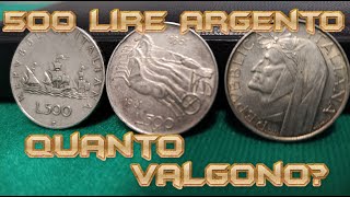 500 Lire Argento  Quanto Valgono Oggi Caravelle Dante e Biga [upl. by Adnilev]