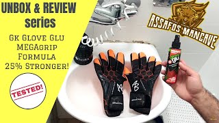 Goalkeeper GK Glove Glue Mega Grip review [upl. by Ilram]