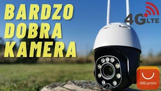 TEST  Kamera obrotowa 5MP 4G LTE zoom optyczny x5 INTELLIGENT TRACKING p2p wifi IP do 300  400 zł [upl. by Giddings]