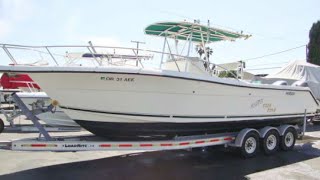 Pursuit 2870 Center Console with Twin Yamaha 225HP Model Year 1999 [upl. by Immaj528]