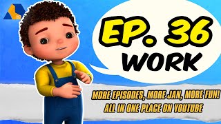 Jan Cartoon in Urdu  Work  Official Cartoon Remastered  S01 E36 [upl. by Geri]