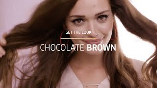 Chocolate Brown Hair Tutorial  Wella Koleston [upl. by Attekal]