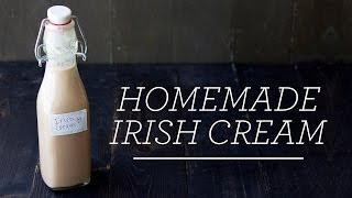 Homemade Irish Cream  5 Minute Recipe [upl. by Scrivenor]