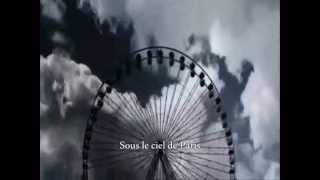 Yves Montand  Sous Le Ciel De Paris with lyrics [upl. by Budd129]