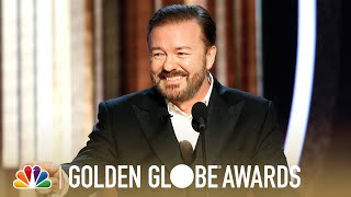 Ricky Gervais Monologue  2020 Golden Globes [upl. by Feinstein]