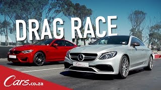 Drag Race  BMW M4 Competition vs Mercedes AMG C63 S Coupe [upl. by Spada]