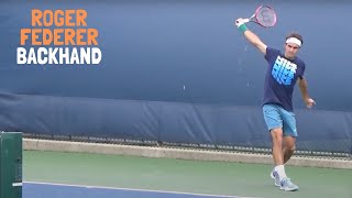 Roger Federer Backhand Slow motion [upl. by Pizor]