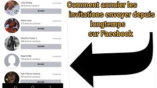 Comment annulé les invitations envoyées depuis longtemps sur Facebook [upl. by Kreg]