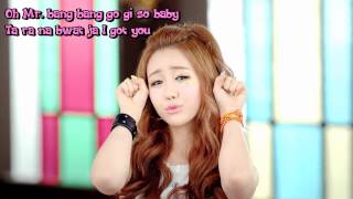 Dal★shabet  Mr Bang Bang  Karaoke  Sing Along Romanization  Simple Lyrics [upl. by Rickie]