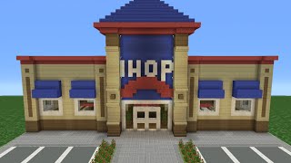 Minecraft Tutorial How To Make AN IHOP Restaurant [upl. by Netsrik950]