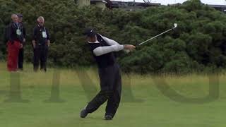 David Duval Face On Iron Swing Slo Motion at The Open 2015 [upl. by Kirsteni]