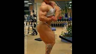 Massive Female Bodybuilder pt4 [upl. by Halian]