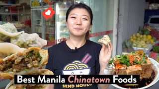 MANILA CHINATOWN STREET FOOD TOUR 12 Binondo Foods You MUST Try 🥟 [upl. by Sakram797]