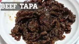 BEEF TAPA RECIPE • PERFECT HOMEMADE [upl. by Leahcimdivad522]