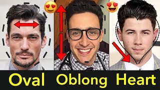 The Best Mens Hairstyles Guide for Long NonChiseled Round Faces  Oval Oblong Heart Face Shape [upl. by Gibb]